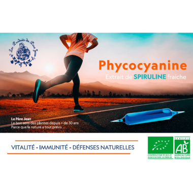 Phycocyanine : Extrait de spiruline fraiche